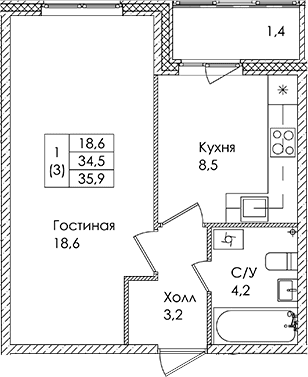 Планировка квартиры