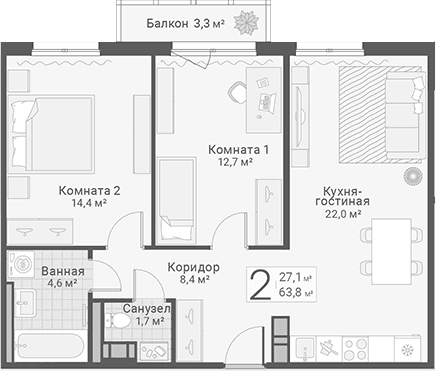 Планировка квартиры