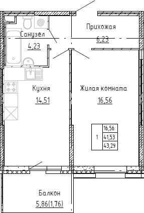 Планировка квартиры