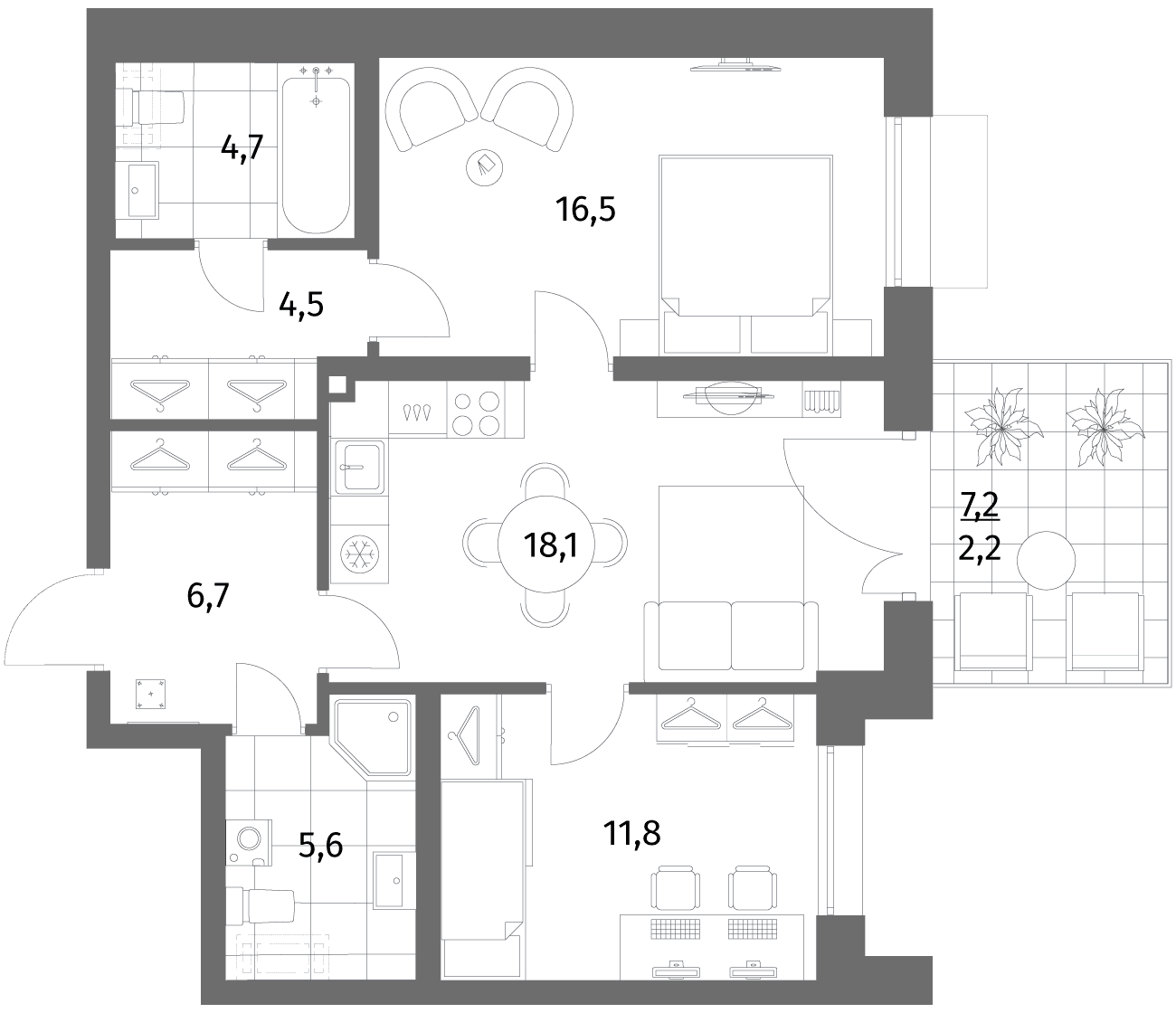 Планировка квартиры