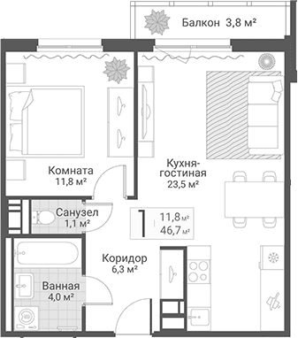 Планировка квартиры