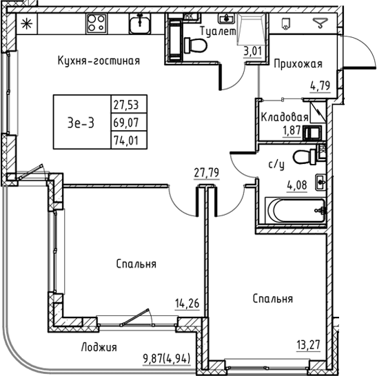 Планировка квартиры