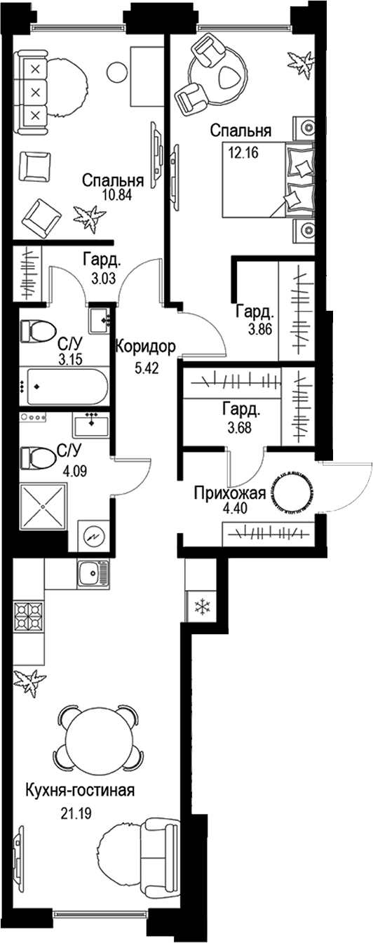 Планировка квартиры