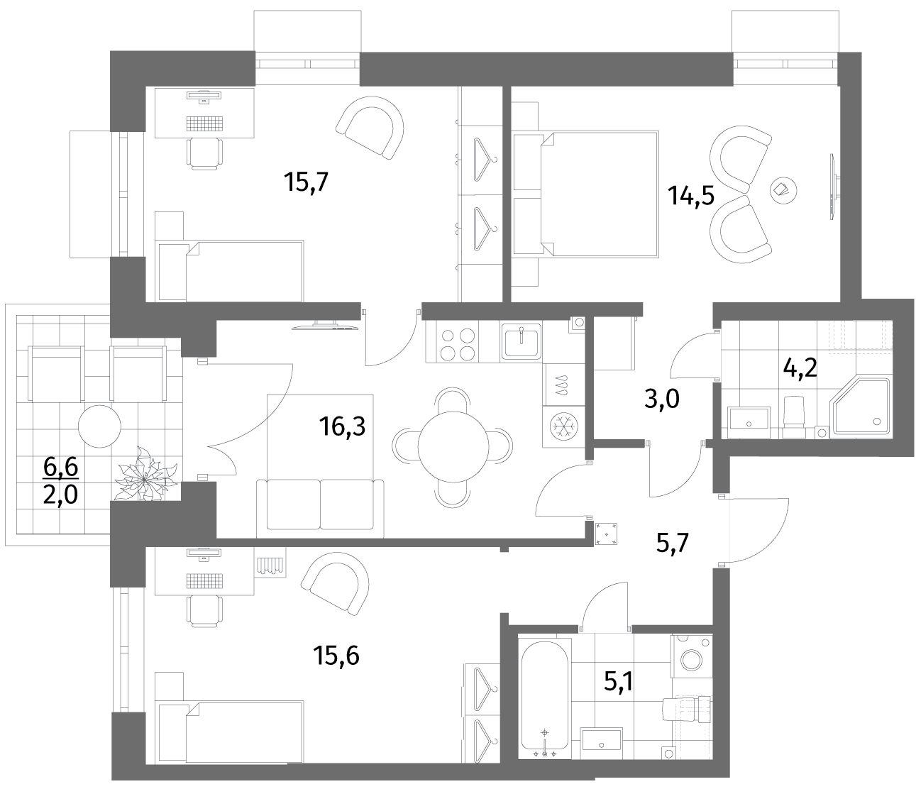 Планировка квартиры
