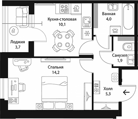 Планировка квартиры