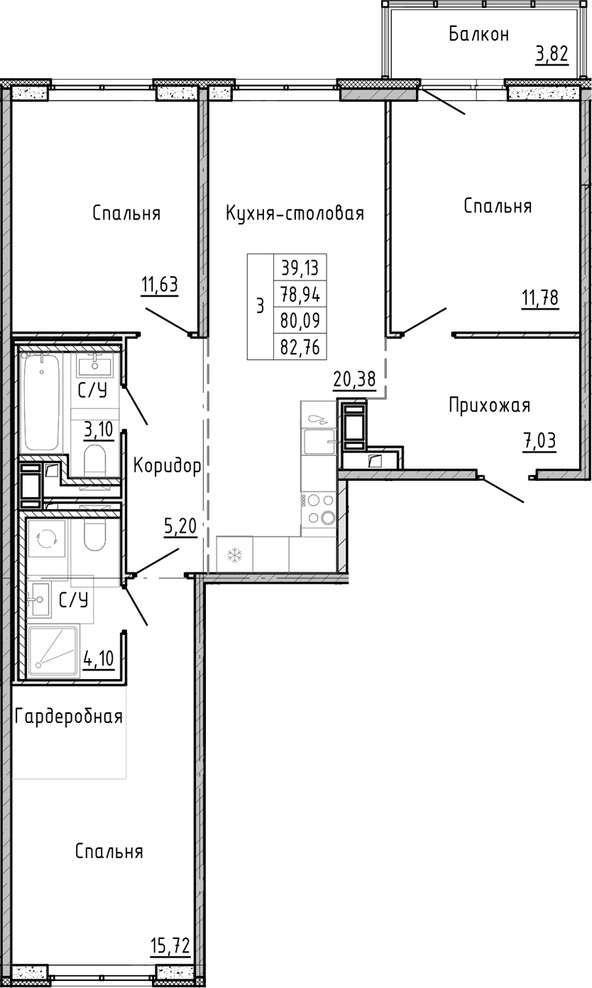 Планировка квартиры