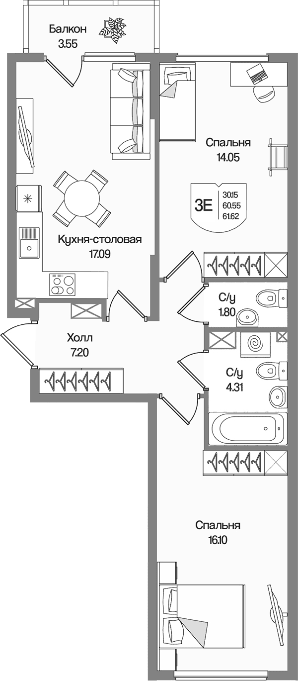 Планировка квартиры