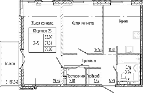 Планировка квартиры