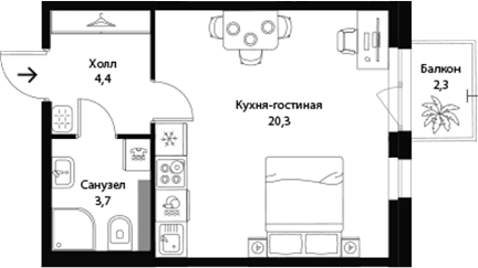 Планировка квартиры