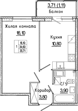 Планировка квартиры