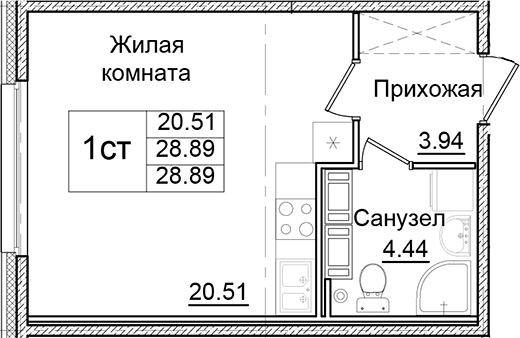 Планировка квартиры