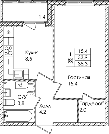 Планировка квартиры