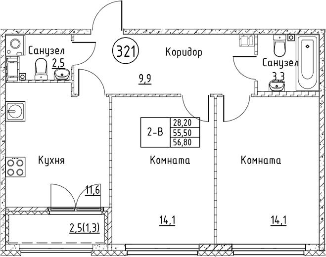Планировка квартиры