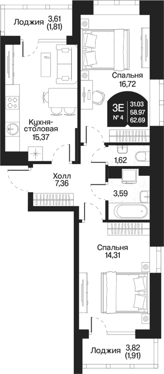 Планировка квартиры