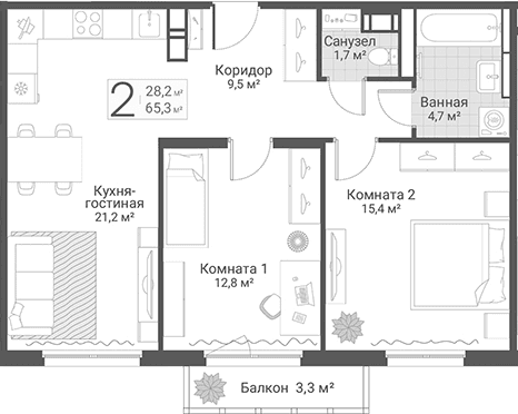 Планировка квартиры