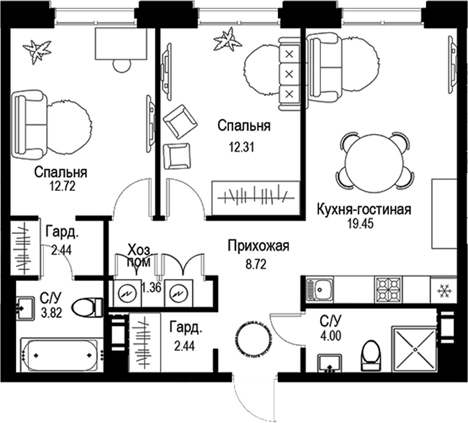 Планировка квартиры