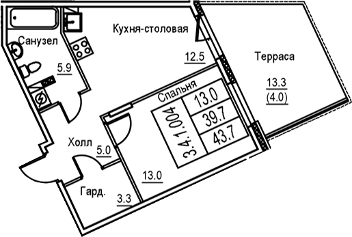 Планировка квартиры