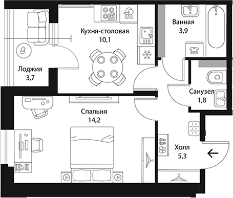 Планировка квартиры