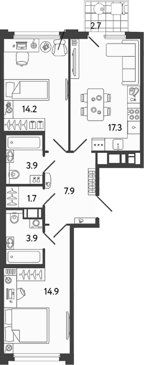 Планировка квартиры