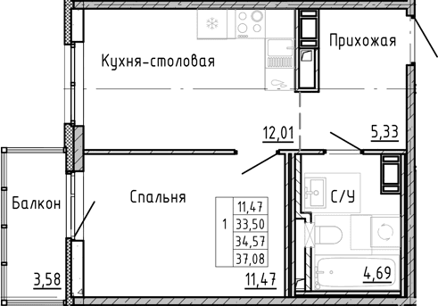 Планировка квартиры