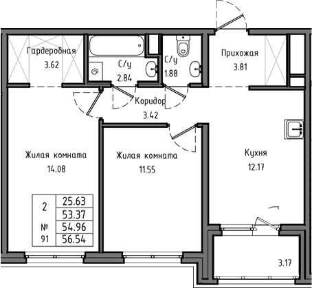 Планировка квартиры