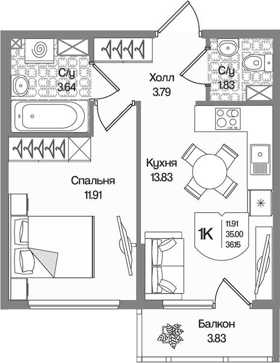 Планировка квартиры