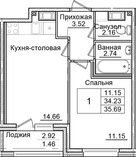Планировка квартиры