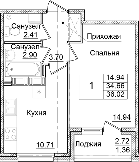 Планировка квартиры