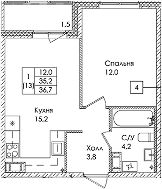Планировка квартиры