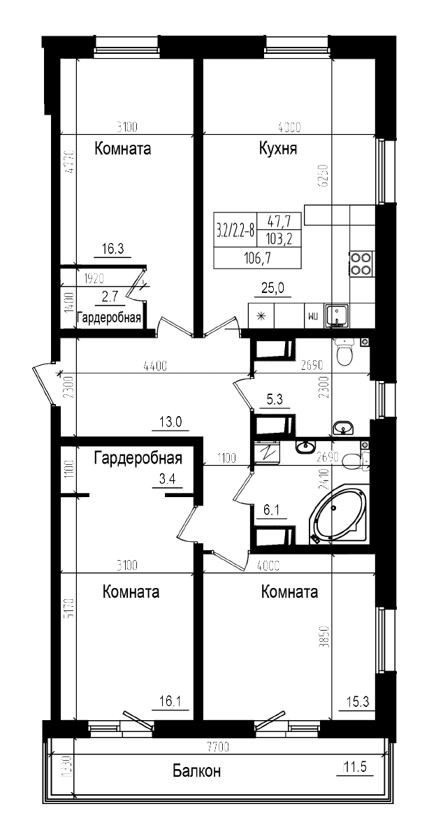 Планировка квартиры