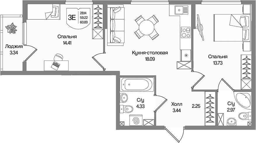 Планировка квартиры