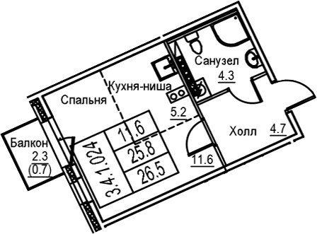 Планировка квартиры