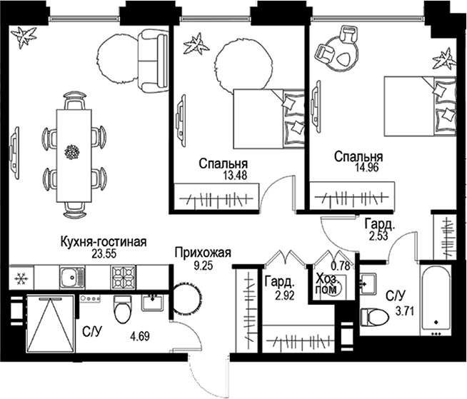 Планировка квартиры