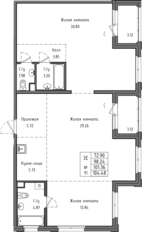 Планировка квартиры