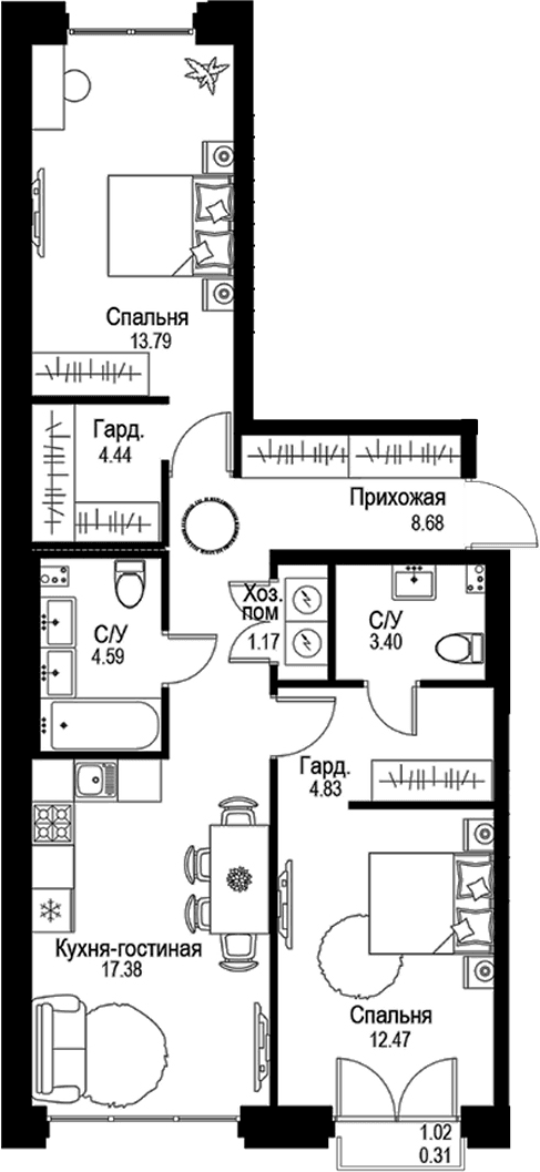 Планировка квартиры