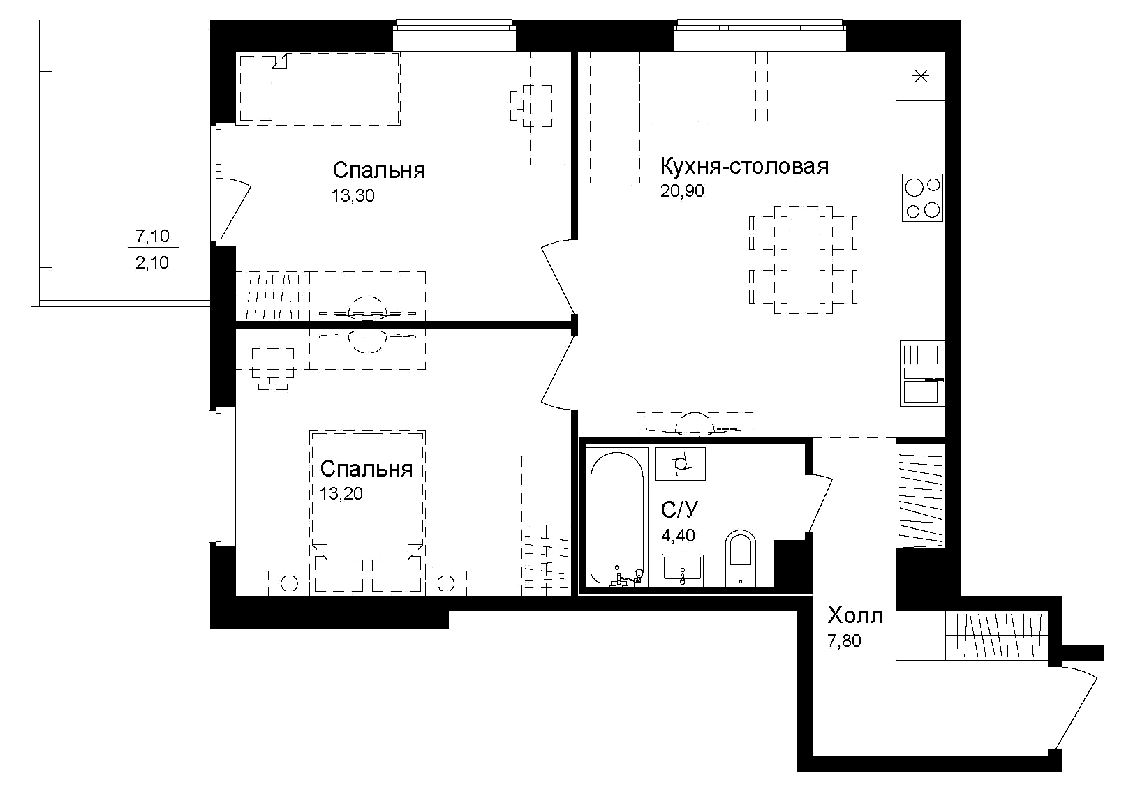 Планировка квартиры