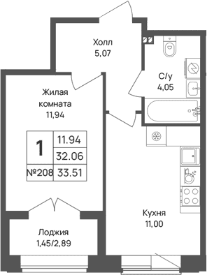 Планировка квартиры