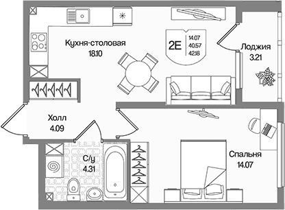 Планировка квартиры