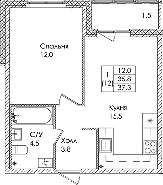 Планировка квартиры