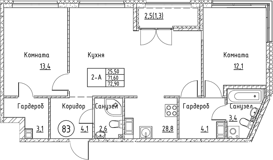 Планировка квартиры