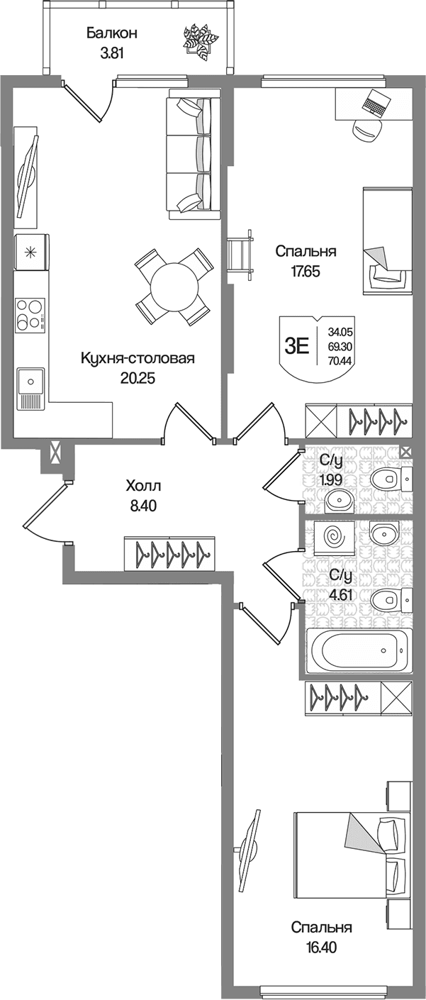Планировка квартиры