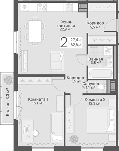 Планировка квартиры