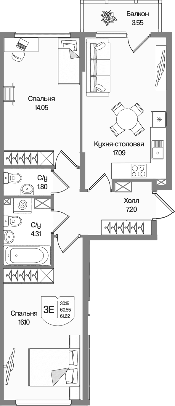 Планировка квартиры