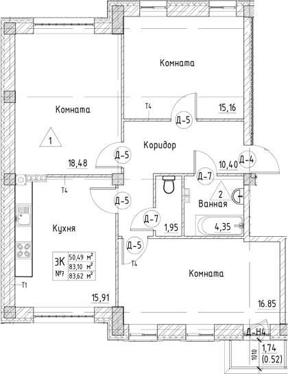 Планировка квартиры