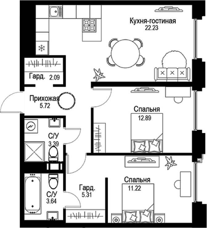 Планировка квартиры