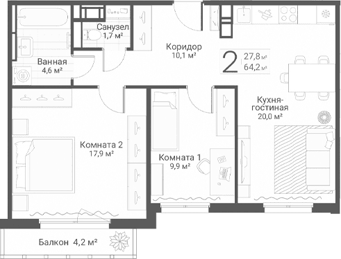 Планировка квартиры