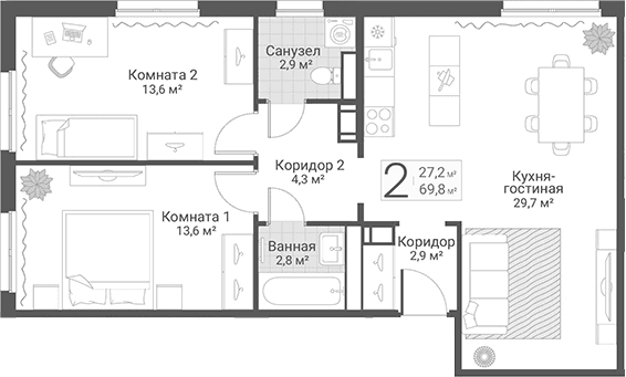 Планировка квартиры