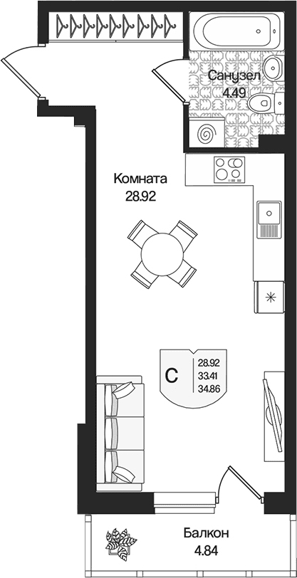 Планировка квартиры