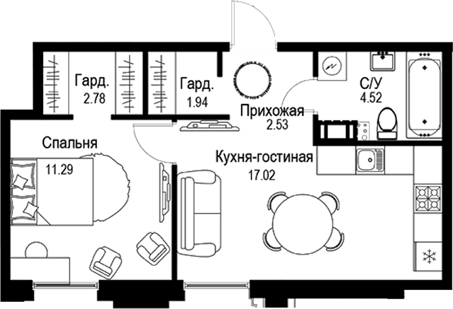 Планировка квартиры