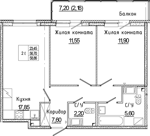 Планировка квартиры